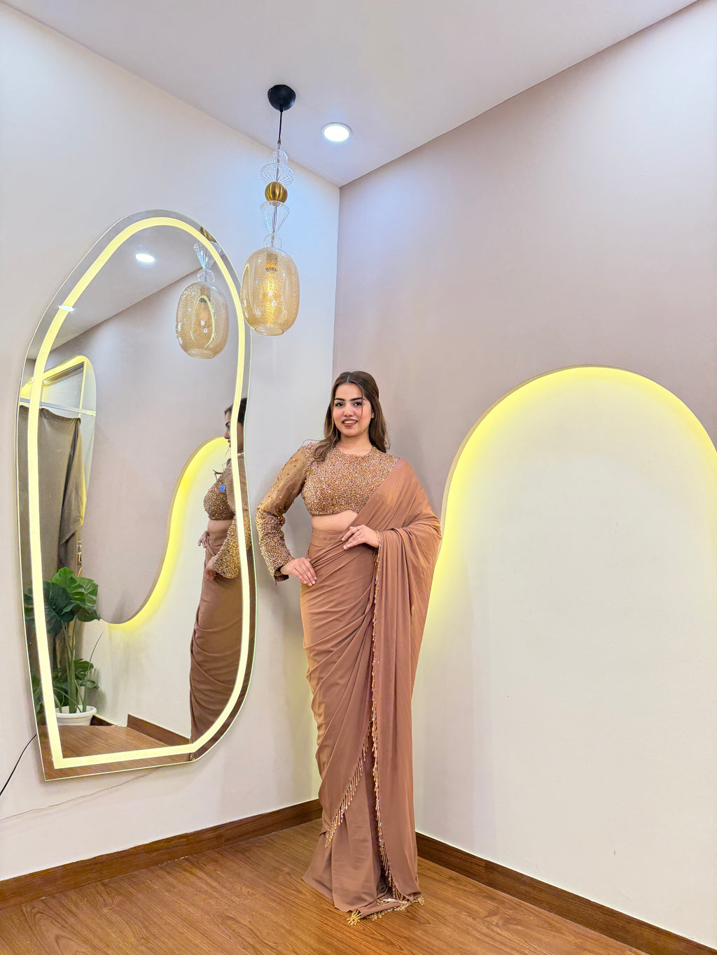 E14 AARFA REGAL DRAPE SAREE