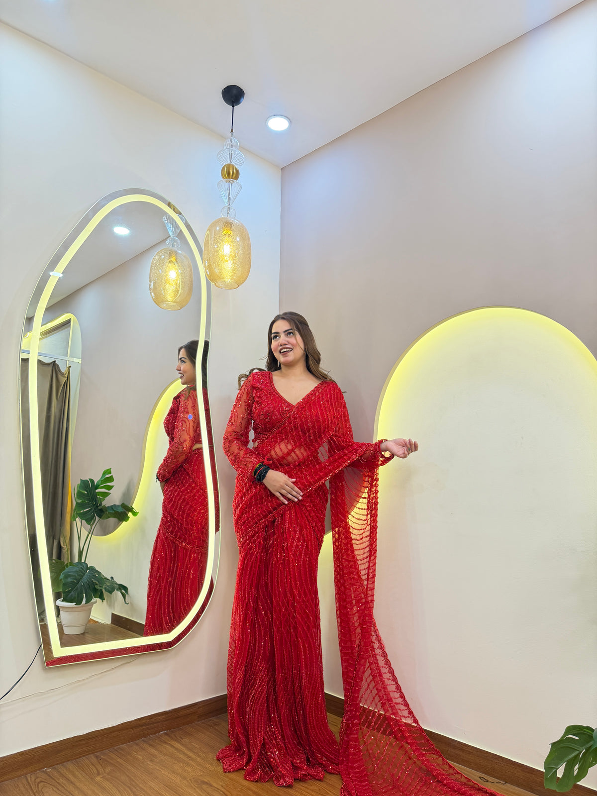 E624 DRAPE SAREE