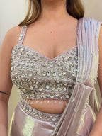 E751 DRAPE LEHENGA SAREE