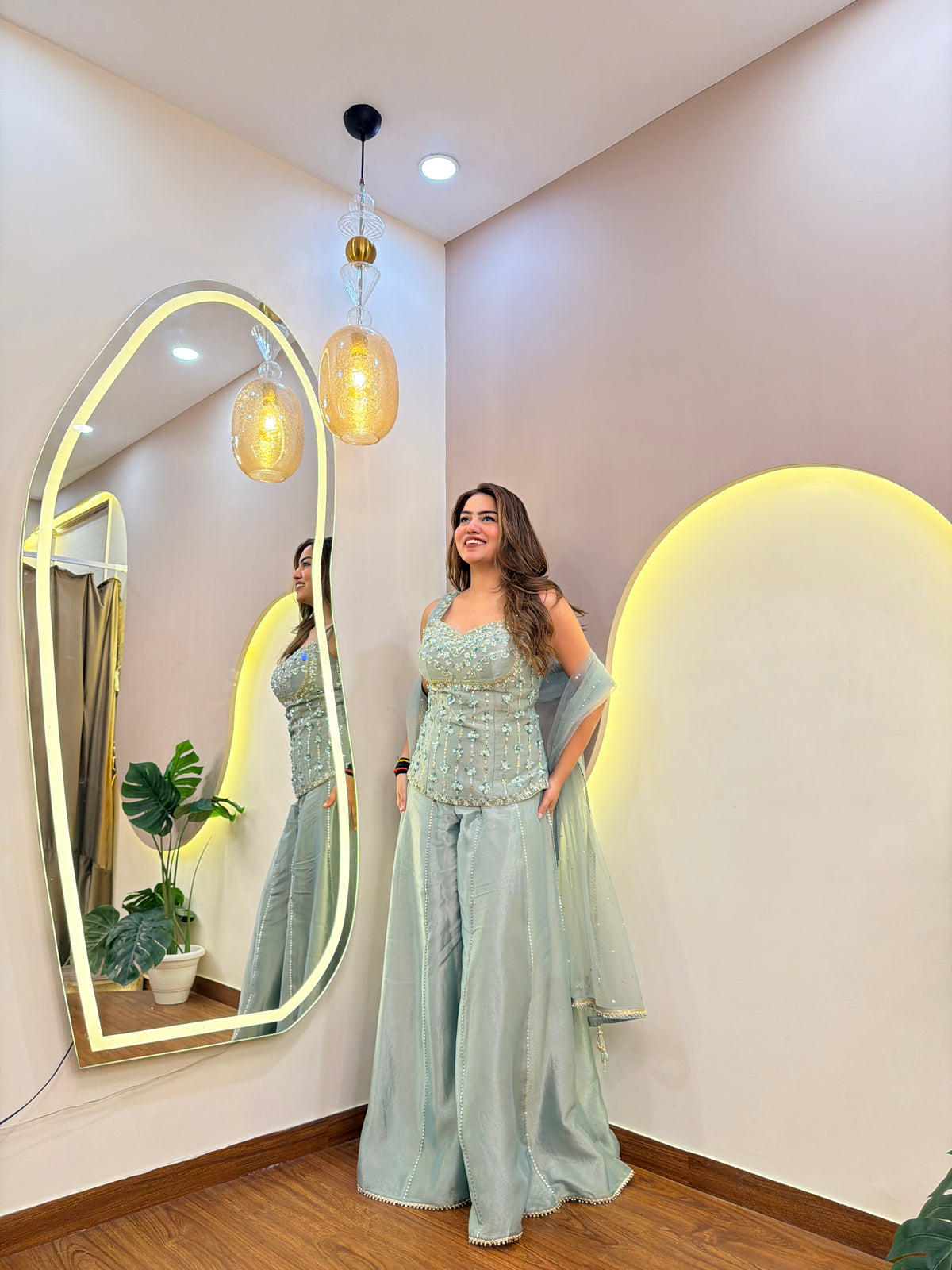 D979 3PC SHARARA SET