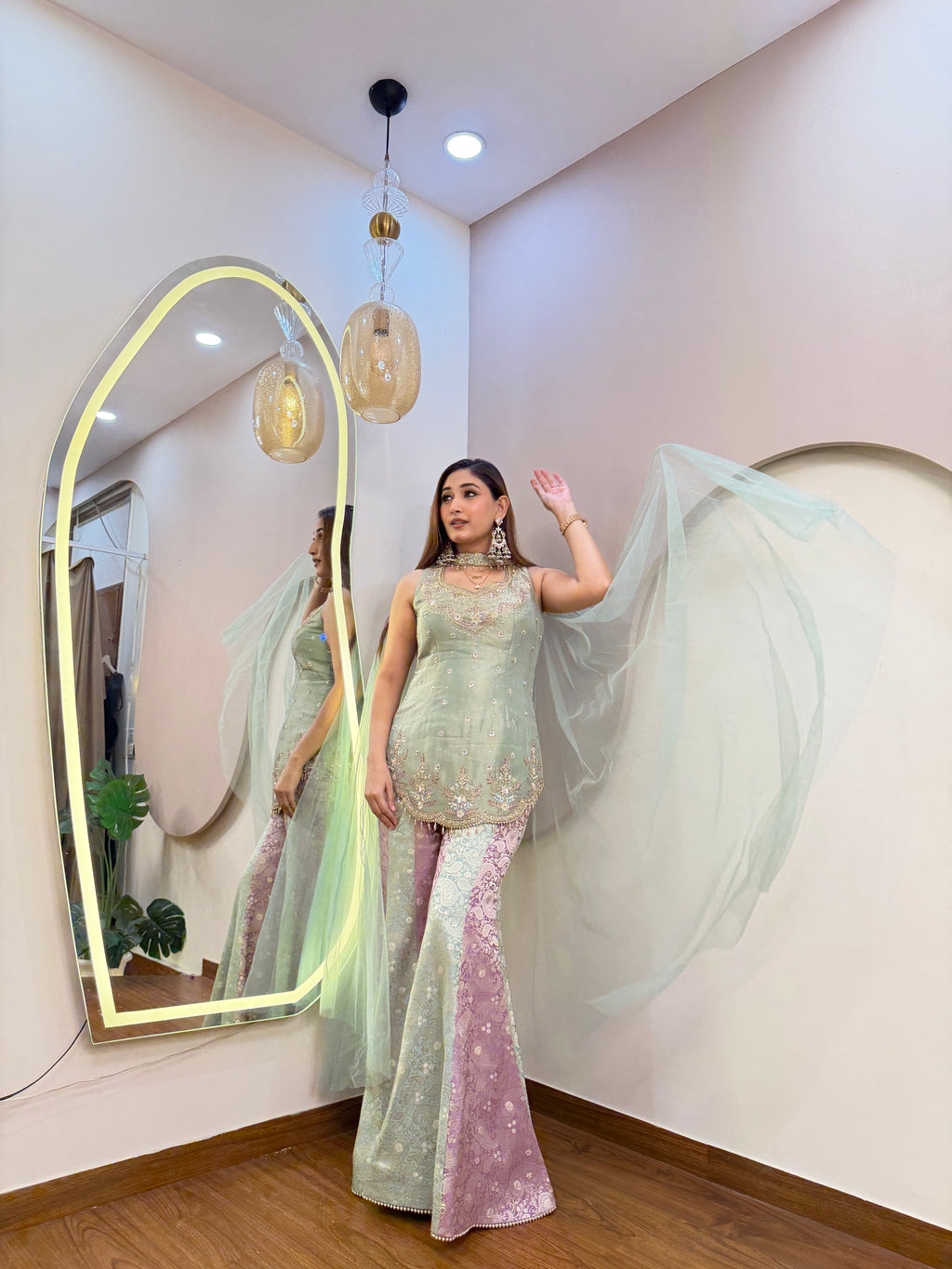 E156 3PC SHARARA SET