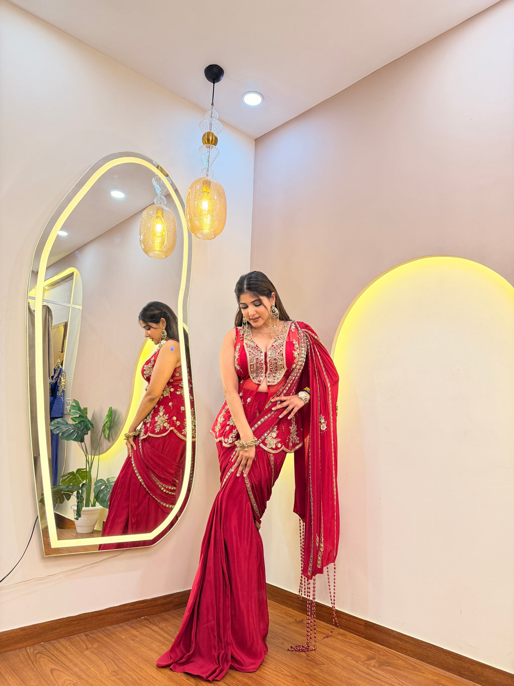 E594 DRAPE SAREE