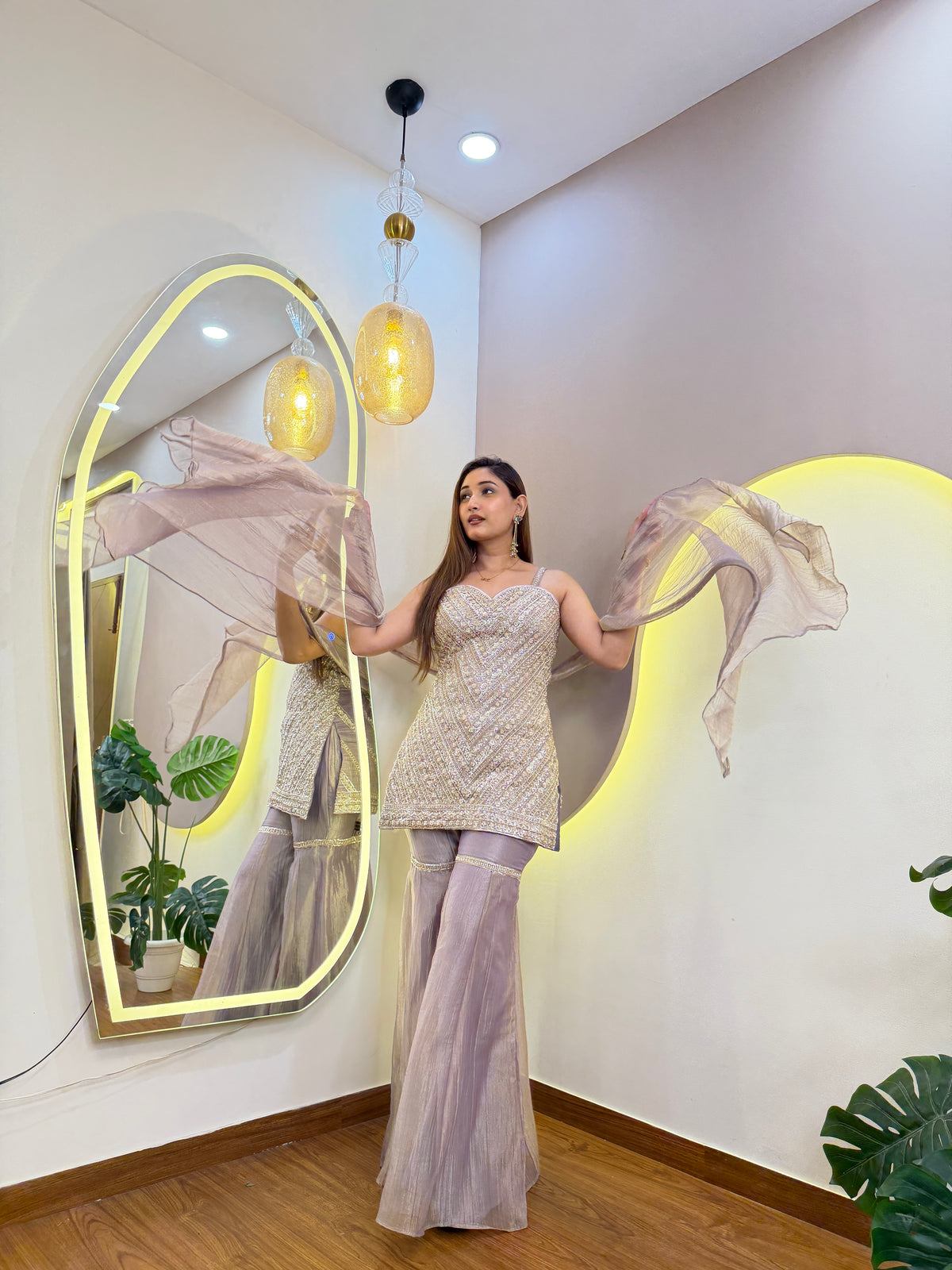 E753 3PC SHARARA SUIT
