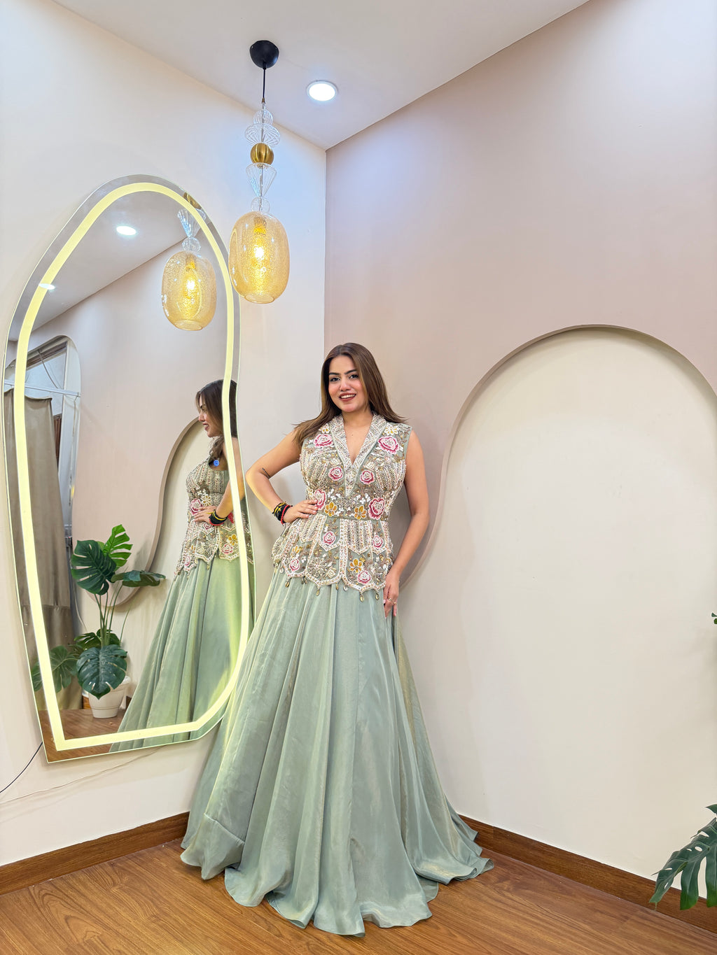 E84 INDO WESTERN LEHENGA