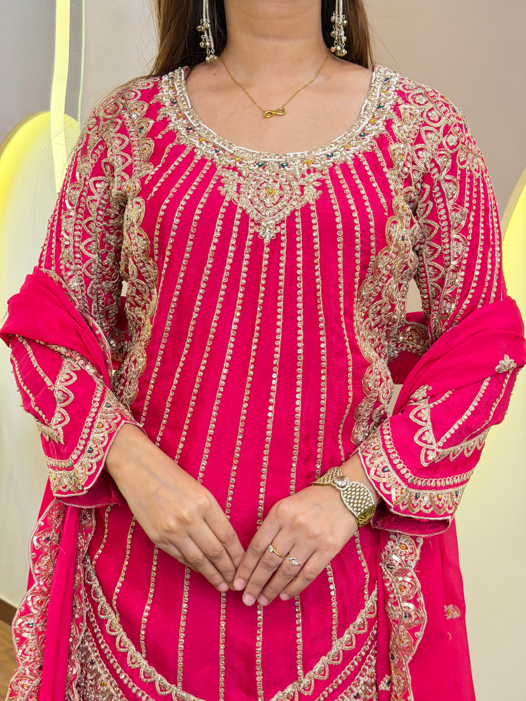 E792 3PC SHARARA SUIT