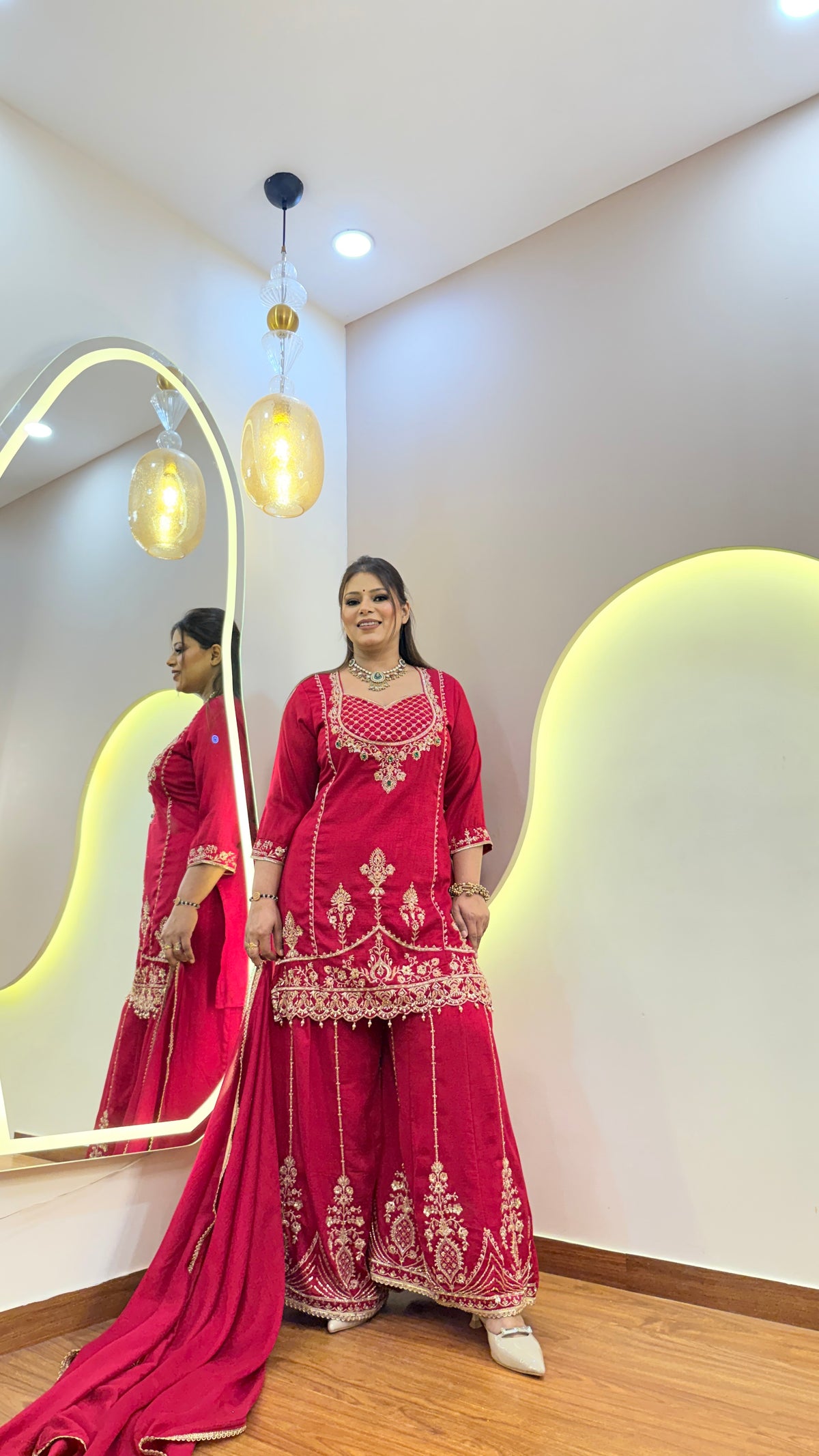 E825 3PC SHARARA SUIT
