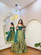 E446 BROCADE LEHENGA