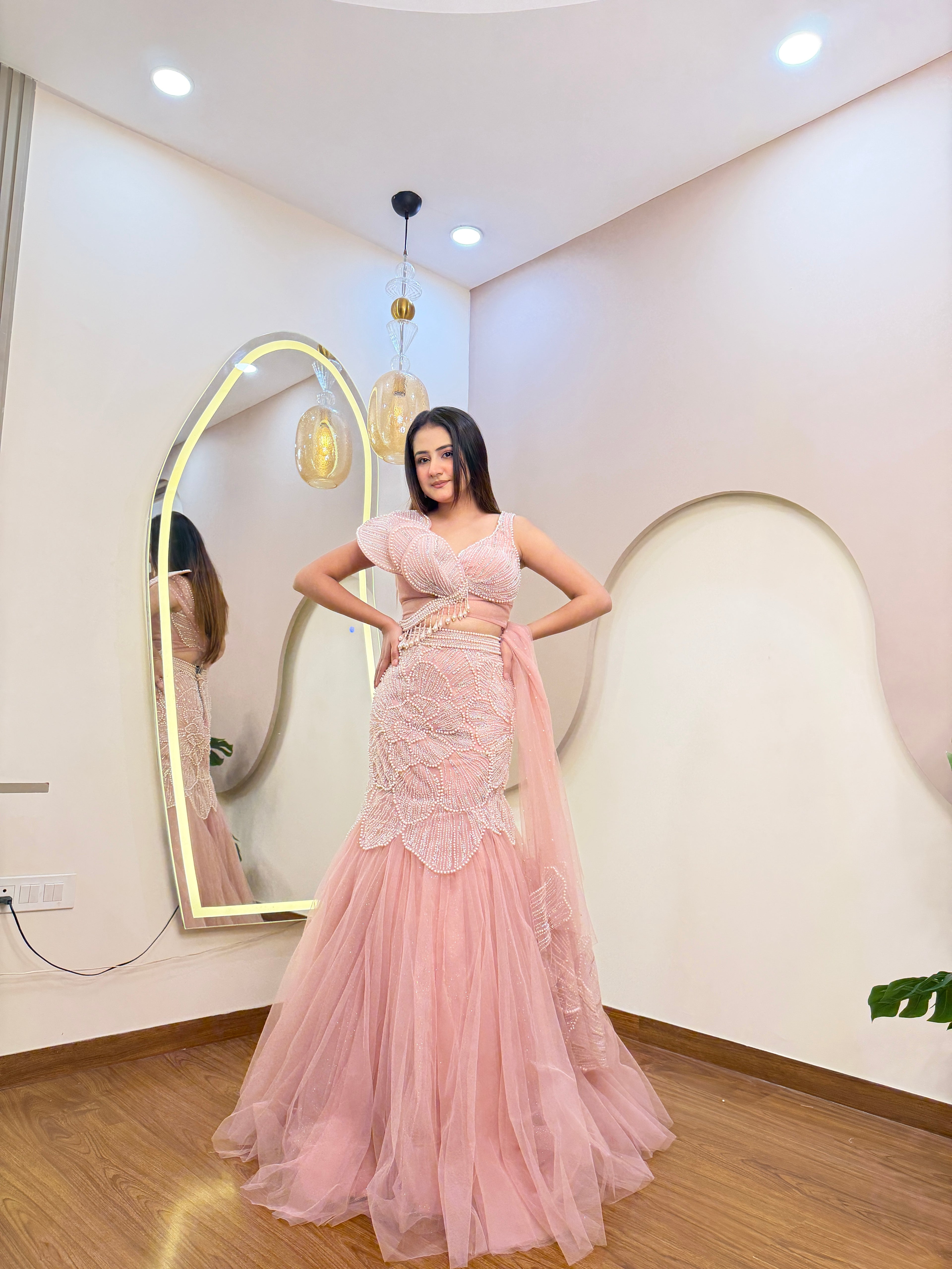 E353 FISH CUT LEHENGA