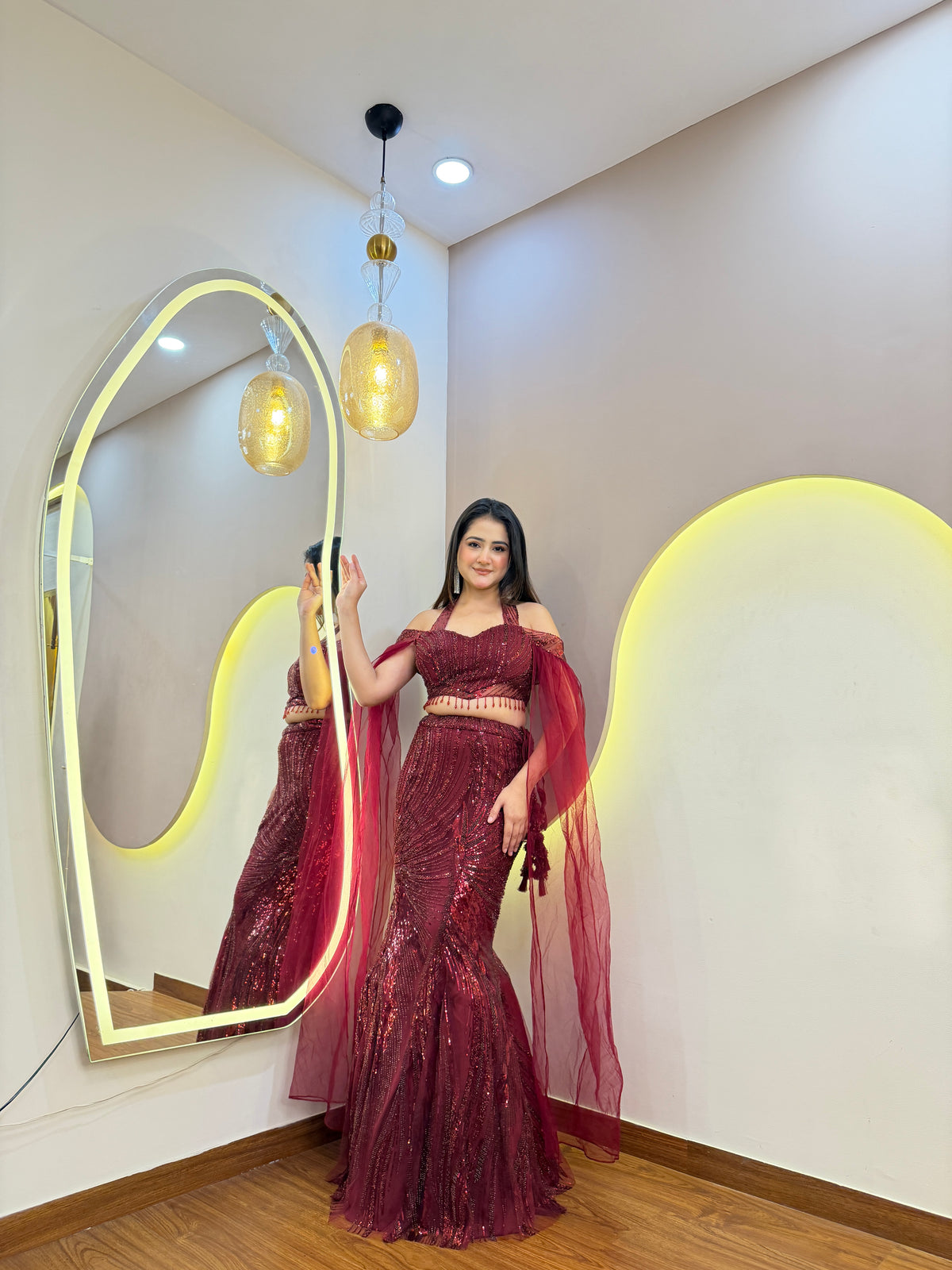 F60 MERMAID LEHENGA