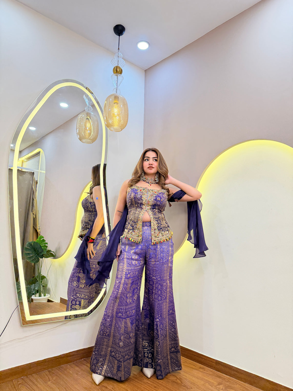 E644 3PC SHARARA SET