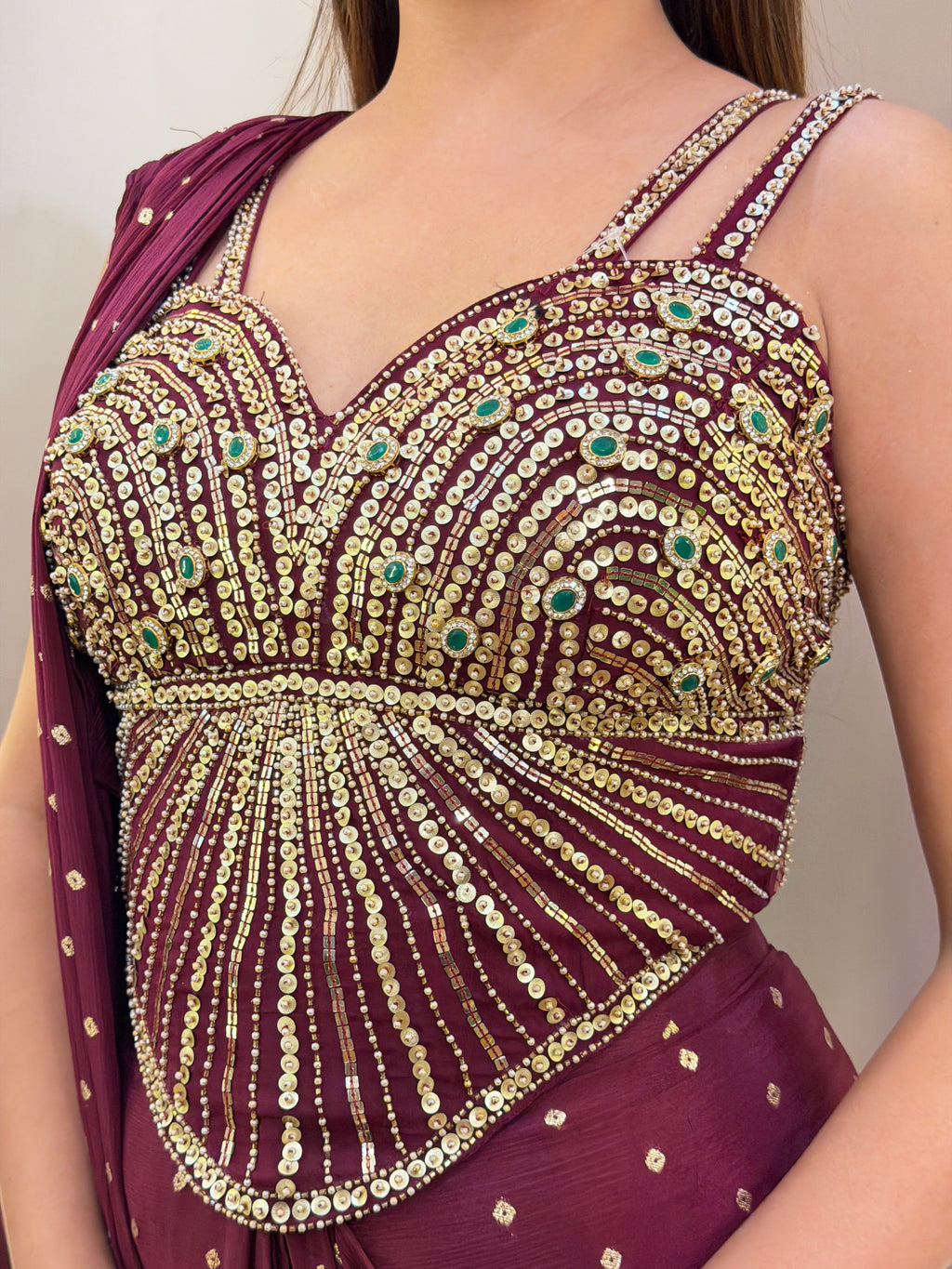 E604 DRAPE SAREE