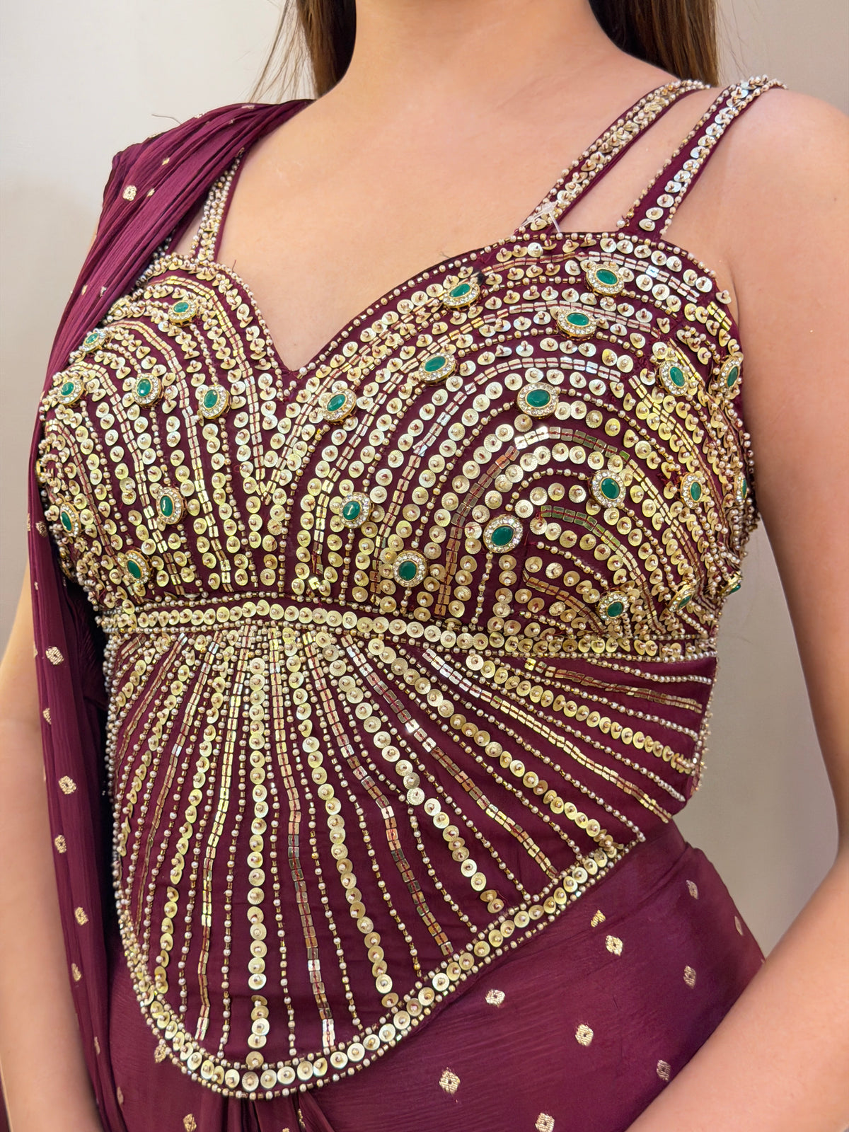 E604 DRAPE SAREE