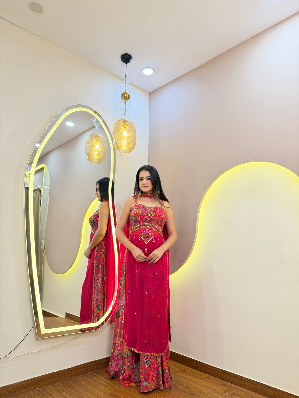 F69 3PC SHARARA SUIT