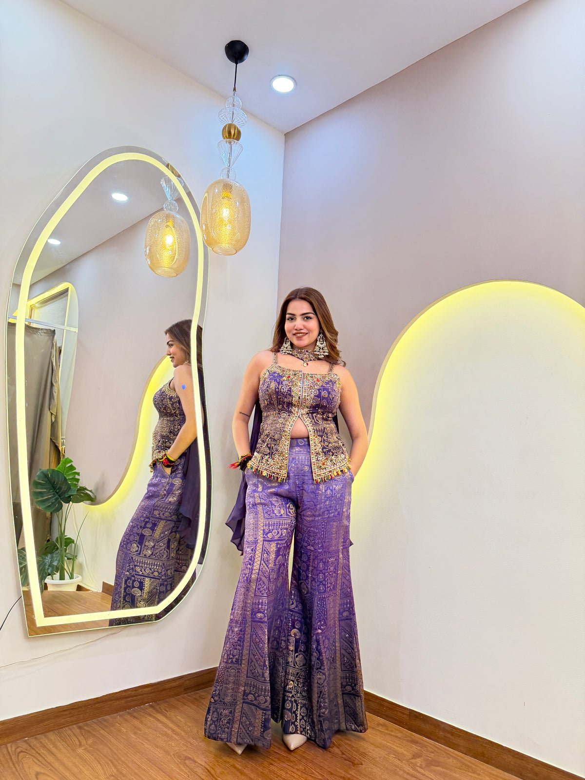 E644 3PC SHARARA SET