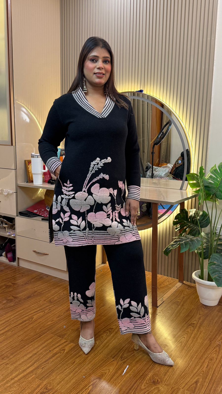 MUMTAZ  WOOLEN CORD SET