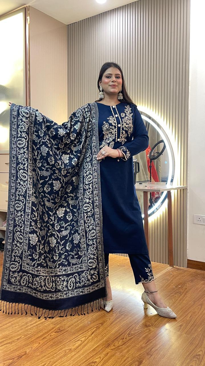 HUMENA  WOOLEN 3pc SET