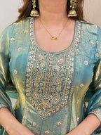 E166 3PC SHARARA SUIT