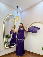 E256 3PC SHARARA SUIT