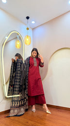 E142 3PC COTTON SUIT