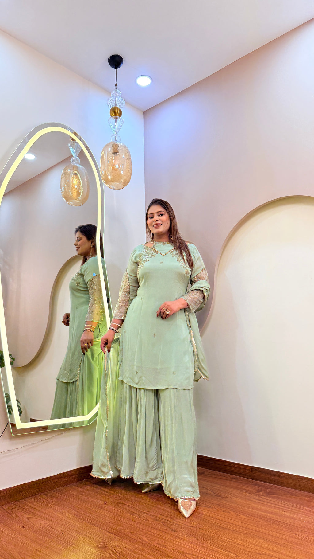 E187 3PC SHARARA SUIT
