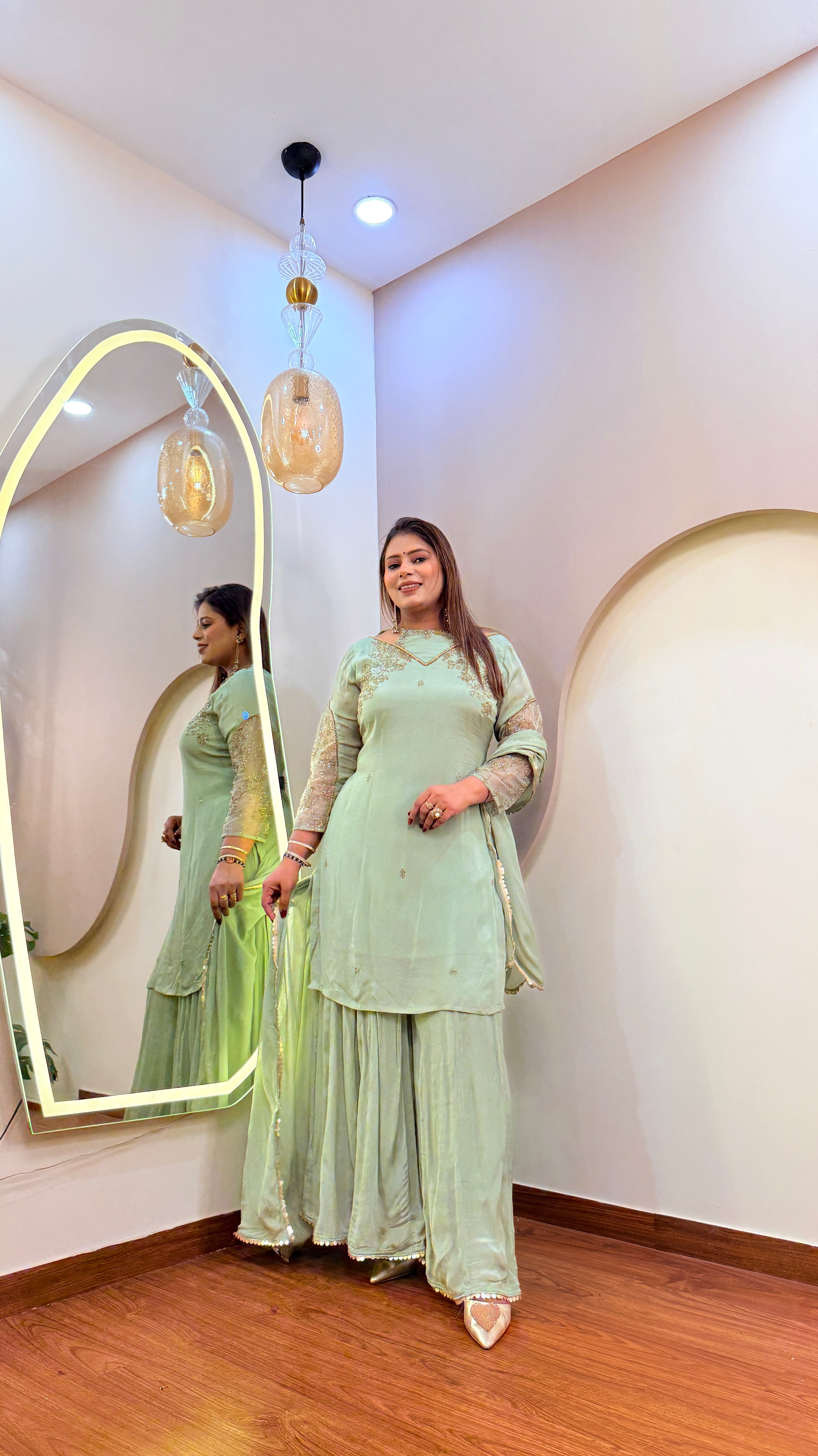 E187 3PC SHARARA SUIT