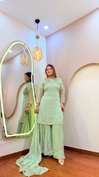E187 3PC SHARARA SUIT