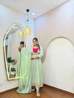 E233 3PC ANARKALI SUIT