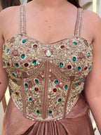 E282 INDO WESTARN DREPE SAREE