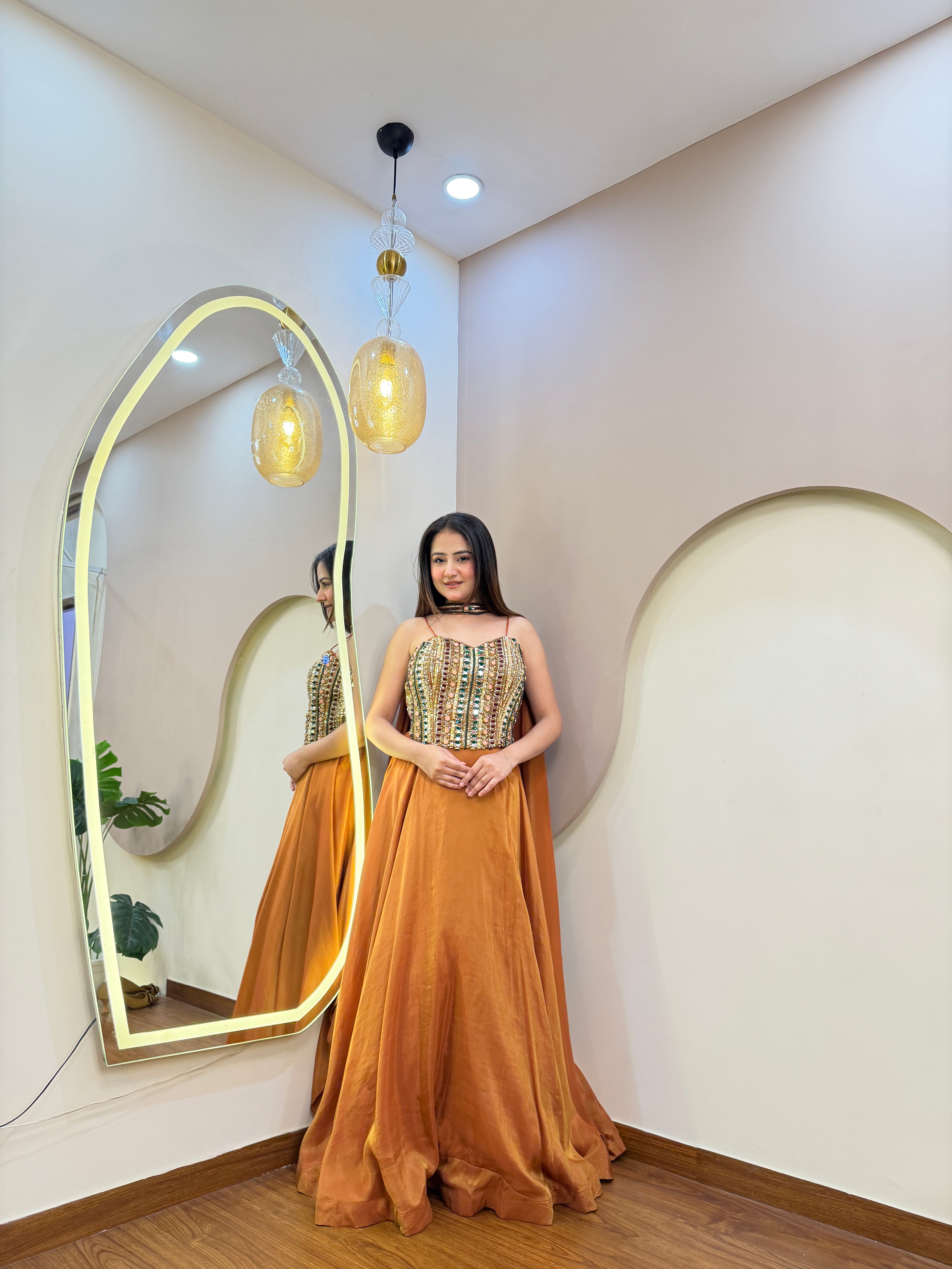 E221 INDO WESTERN LEHENGA