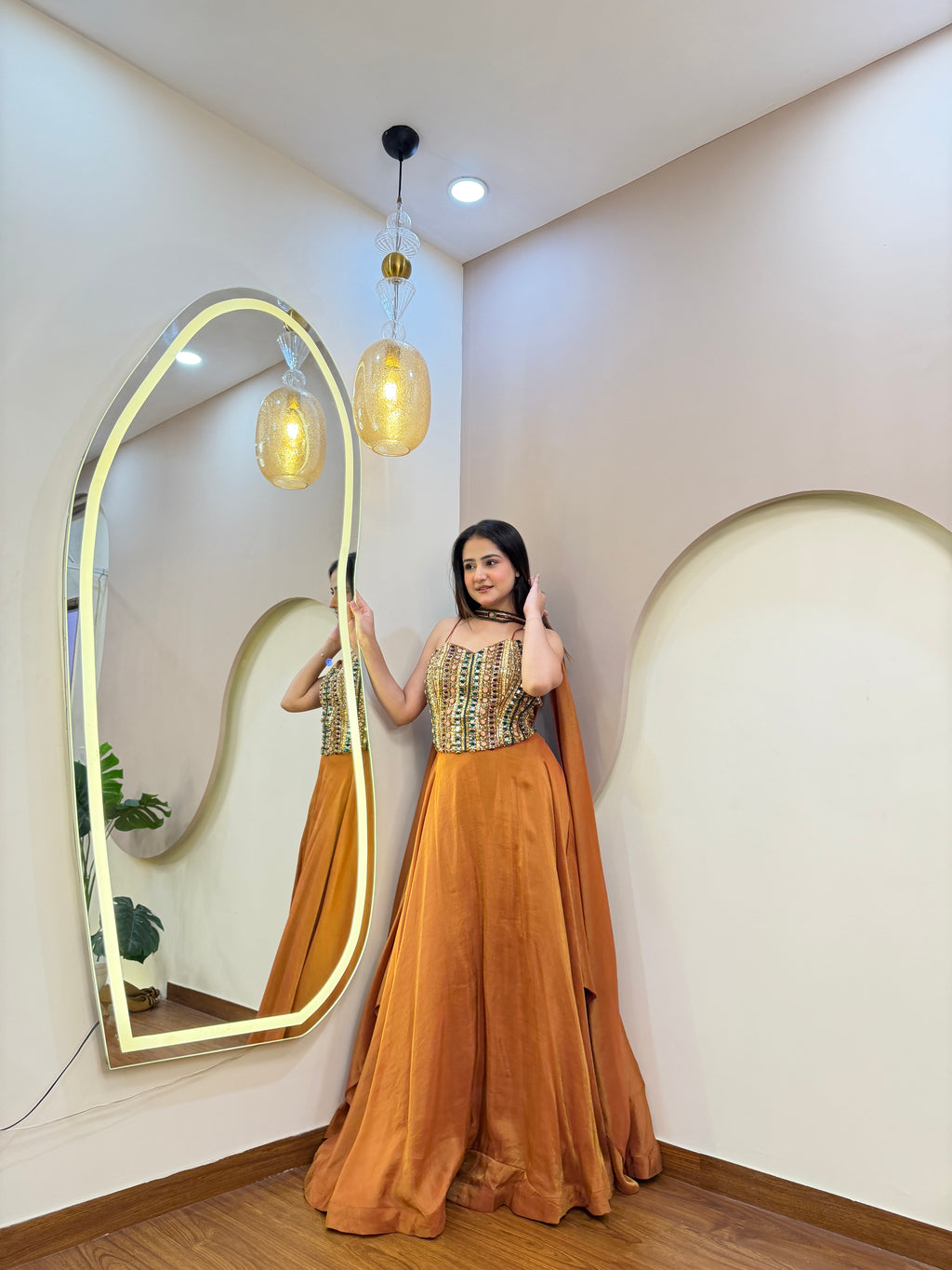E221 INDO WESTERN LEHENGA