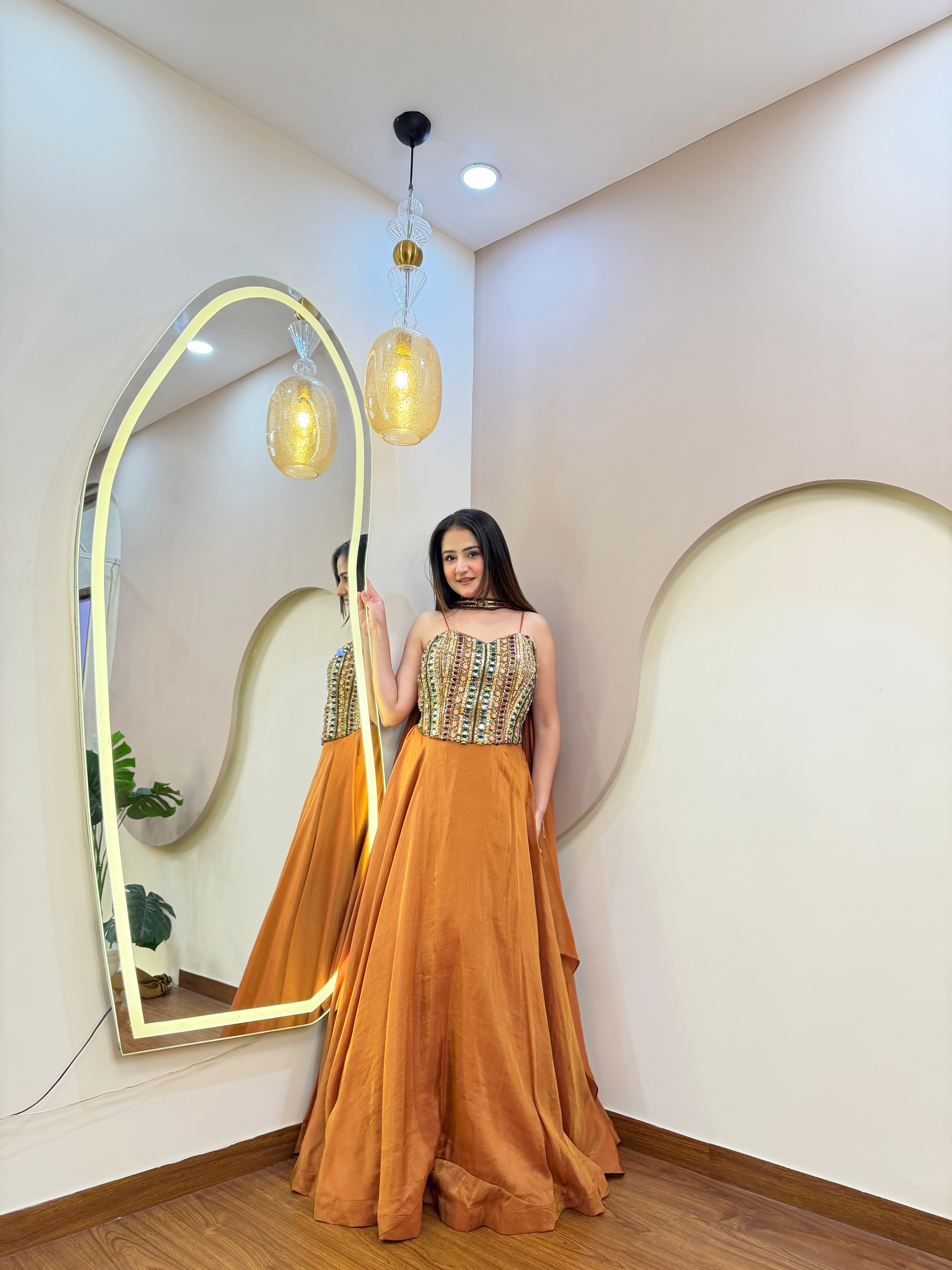 E221 INDO WESTERN LEHENGA