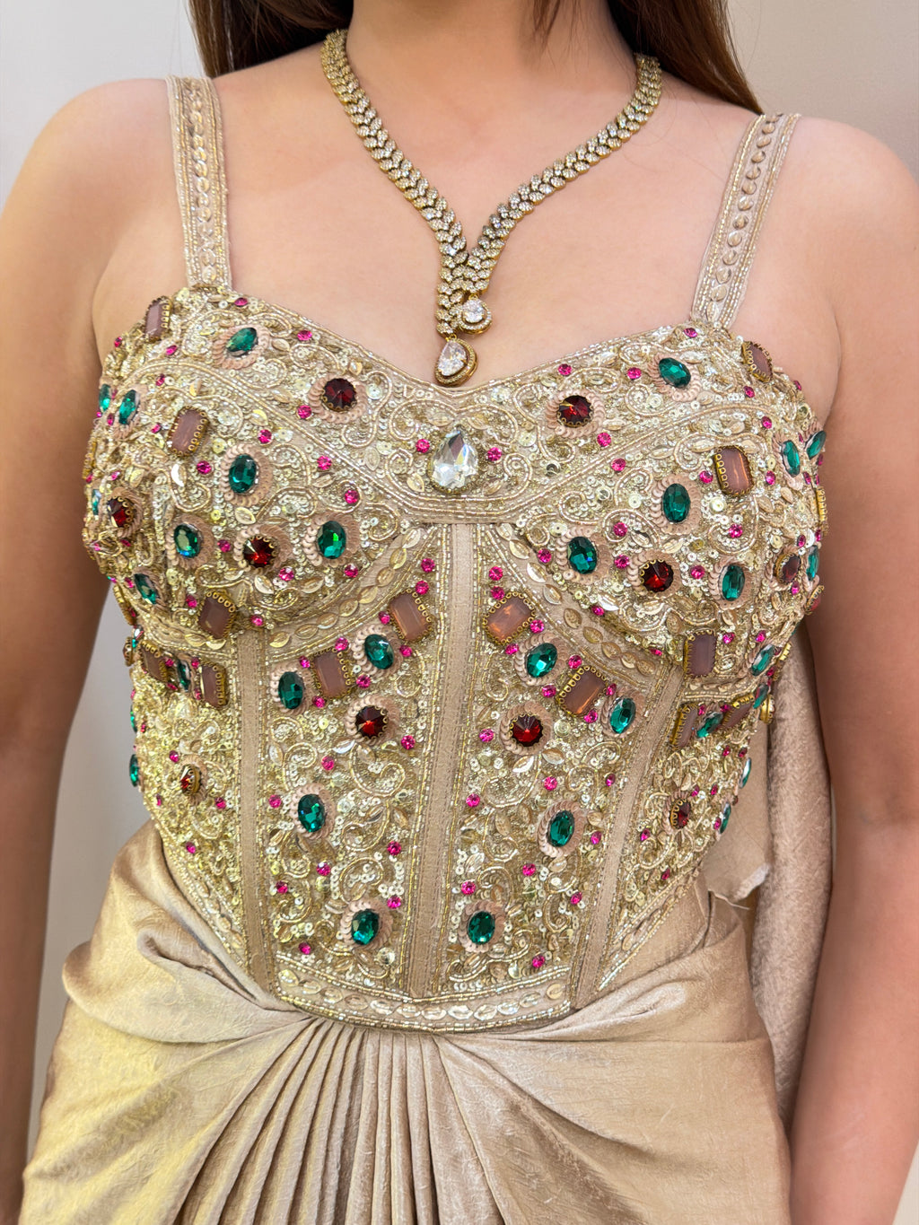 E282 INDO WESTARN DREPE SAREE