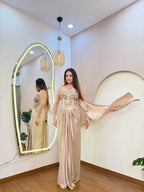 E282 INDO WESTARN DREPE SAREE