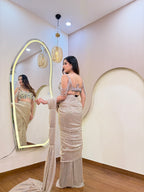 E299 INDO WESTERN DRAPE SAARE