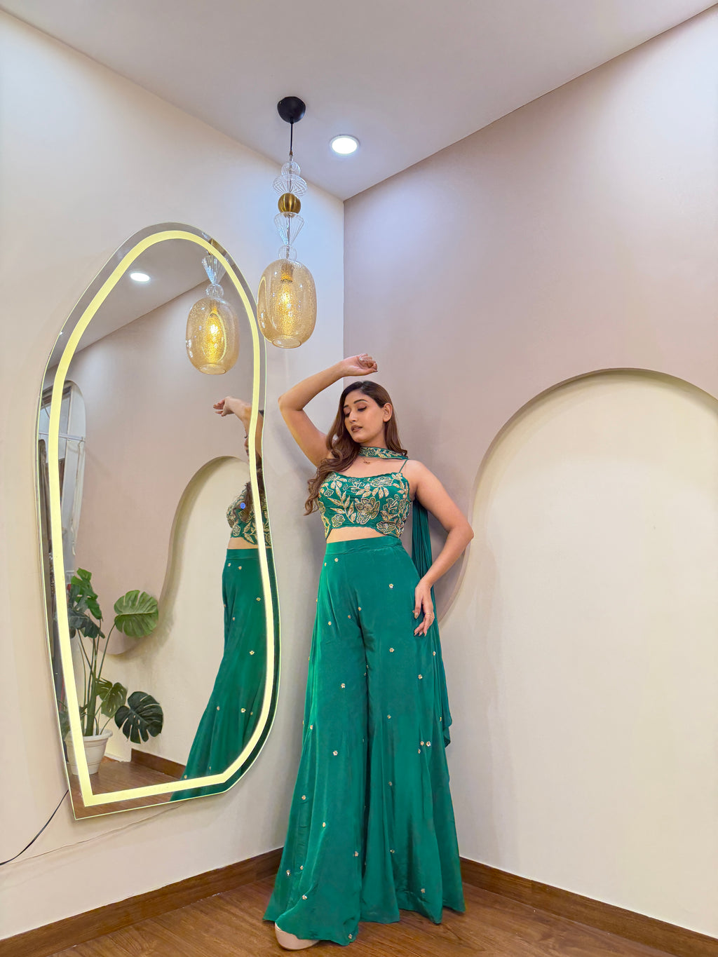 D763 SHARARA 3PC SUIT
