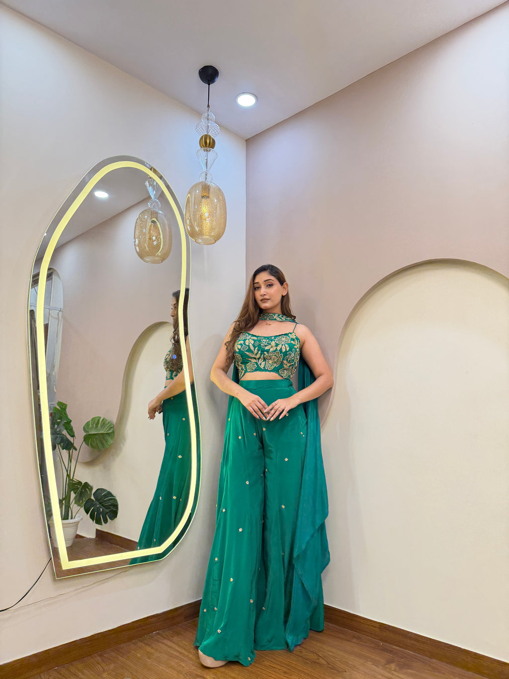D763 SHARARA 3PC SUIT
