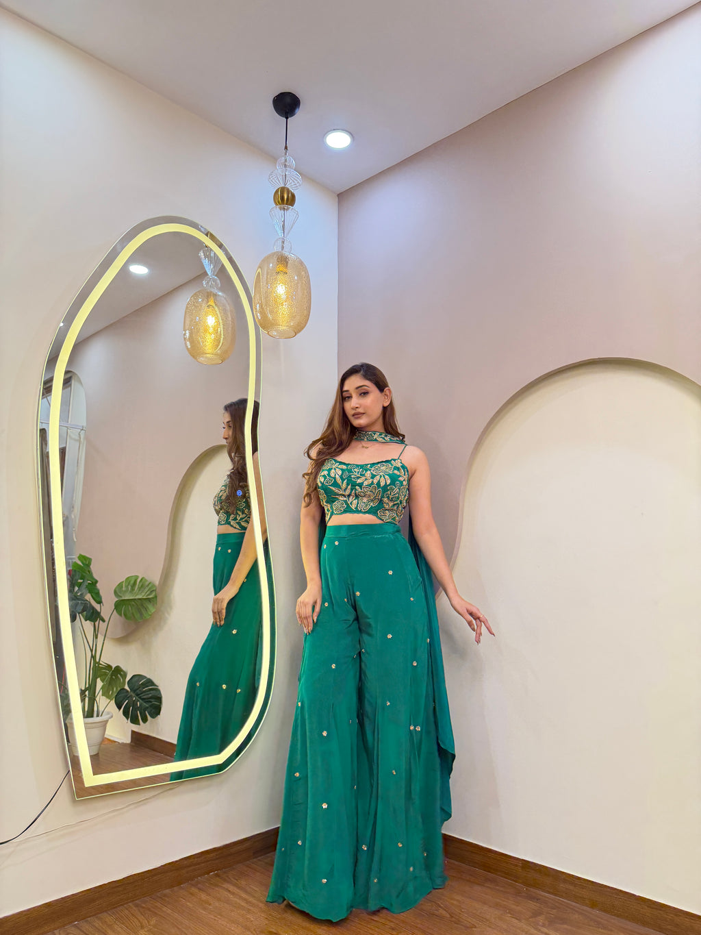D763 SHARARA 3PC SUIT