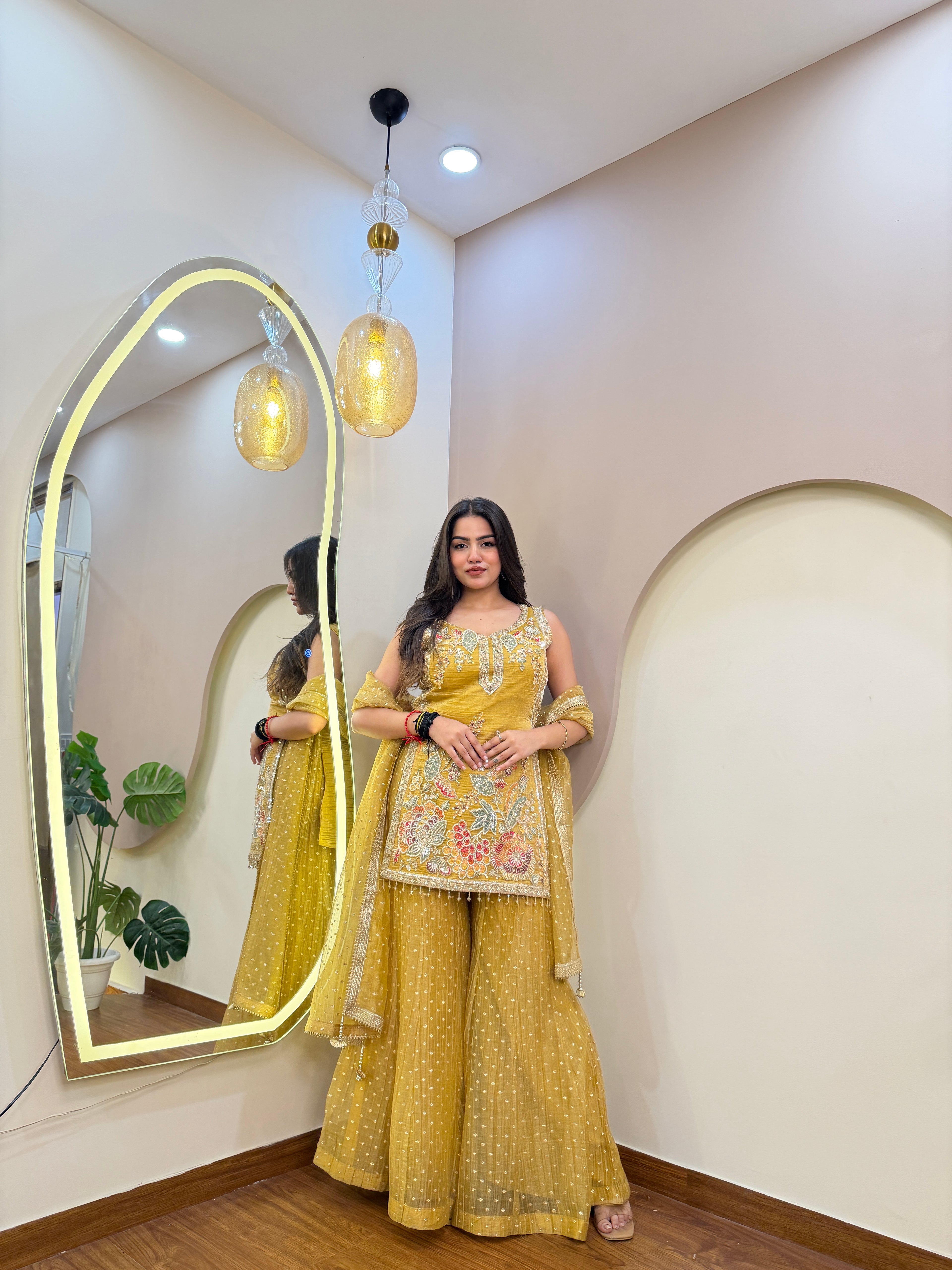 E158 3PC SHARARA SUIT