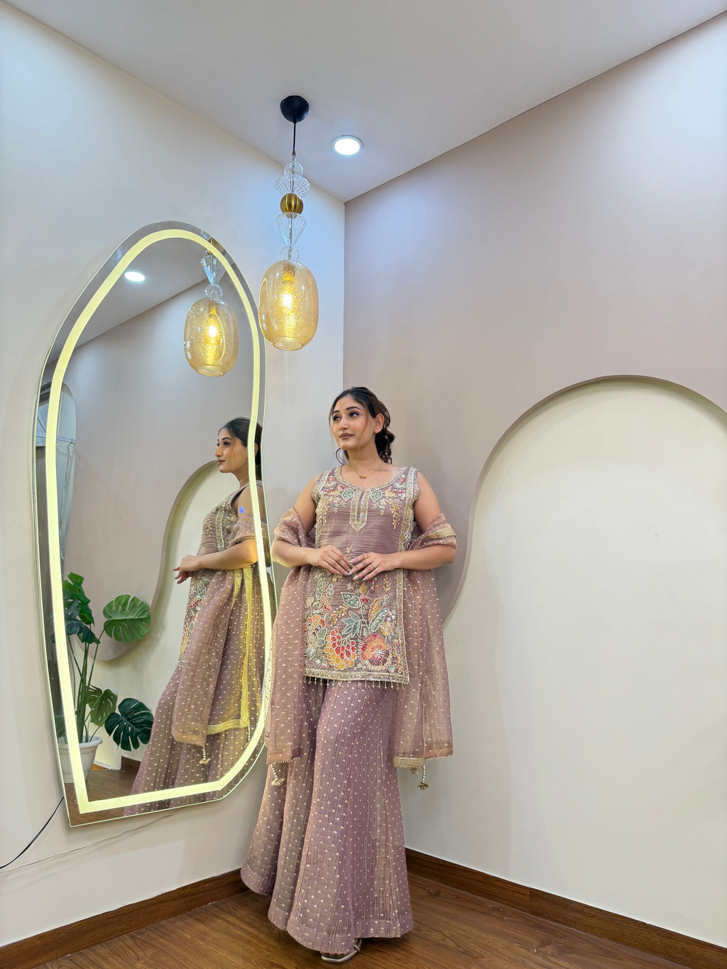 E158 3PC SHARARA SUIT