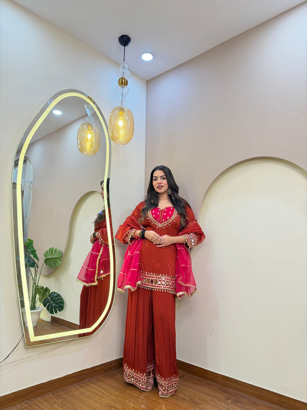 E234 3PC SHARARA SUIT