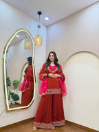 E234 3PC SHARARA SUIT