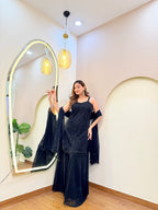 E170 3PC SHARARA SUIT