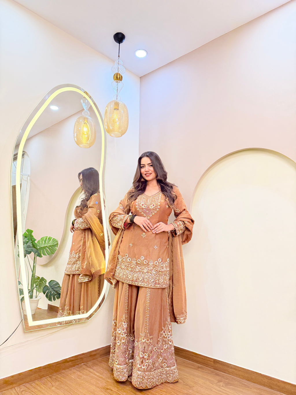 E228 3PC SHARARA SUIT