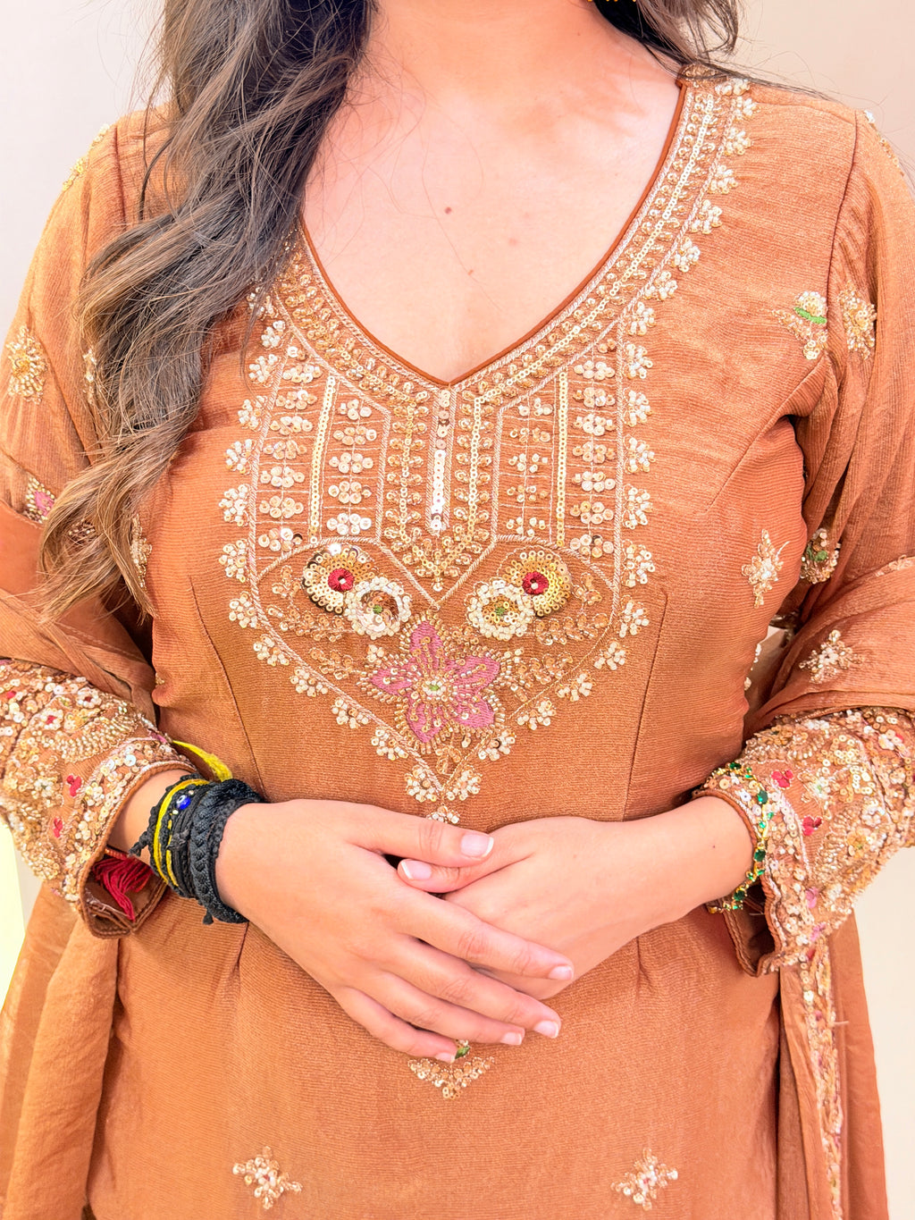 E228 3PC SHARARA SUIT