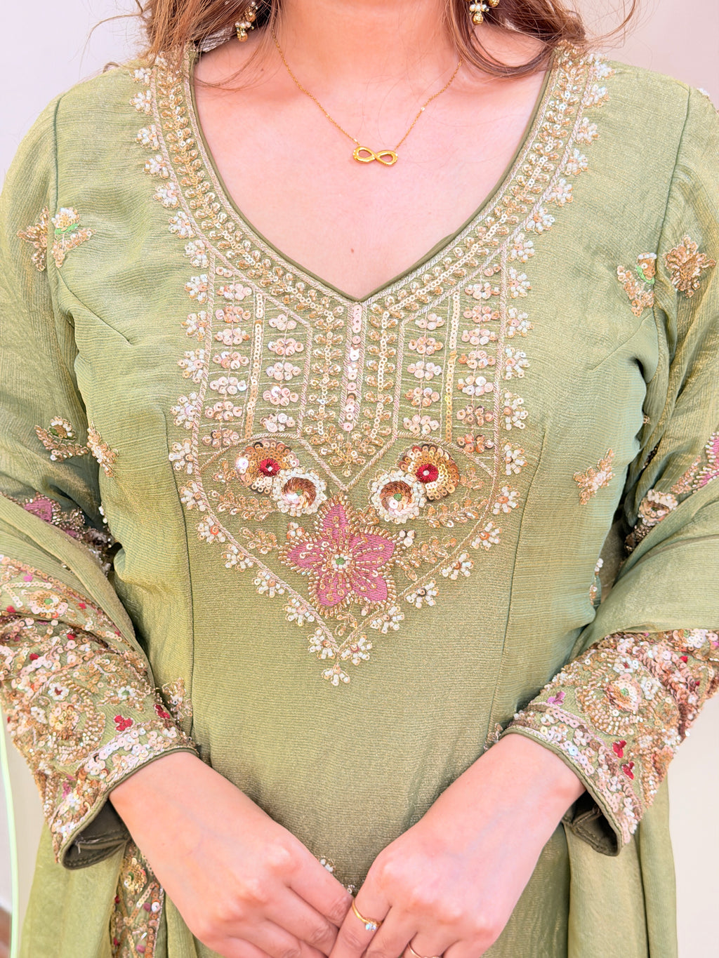 E228 3PC SHARARA SUIT