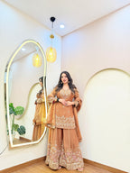 E228 3PC SHARARA SUIT