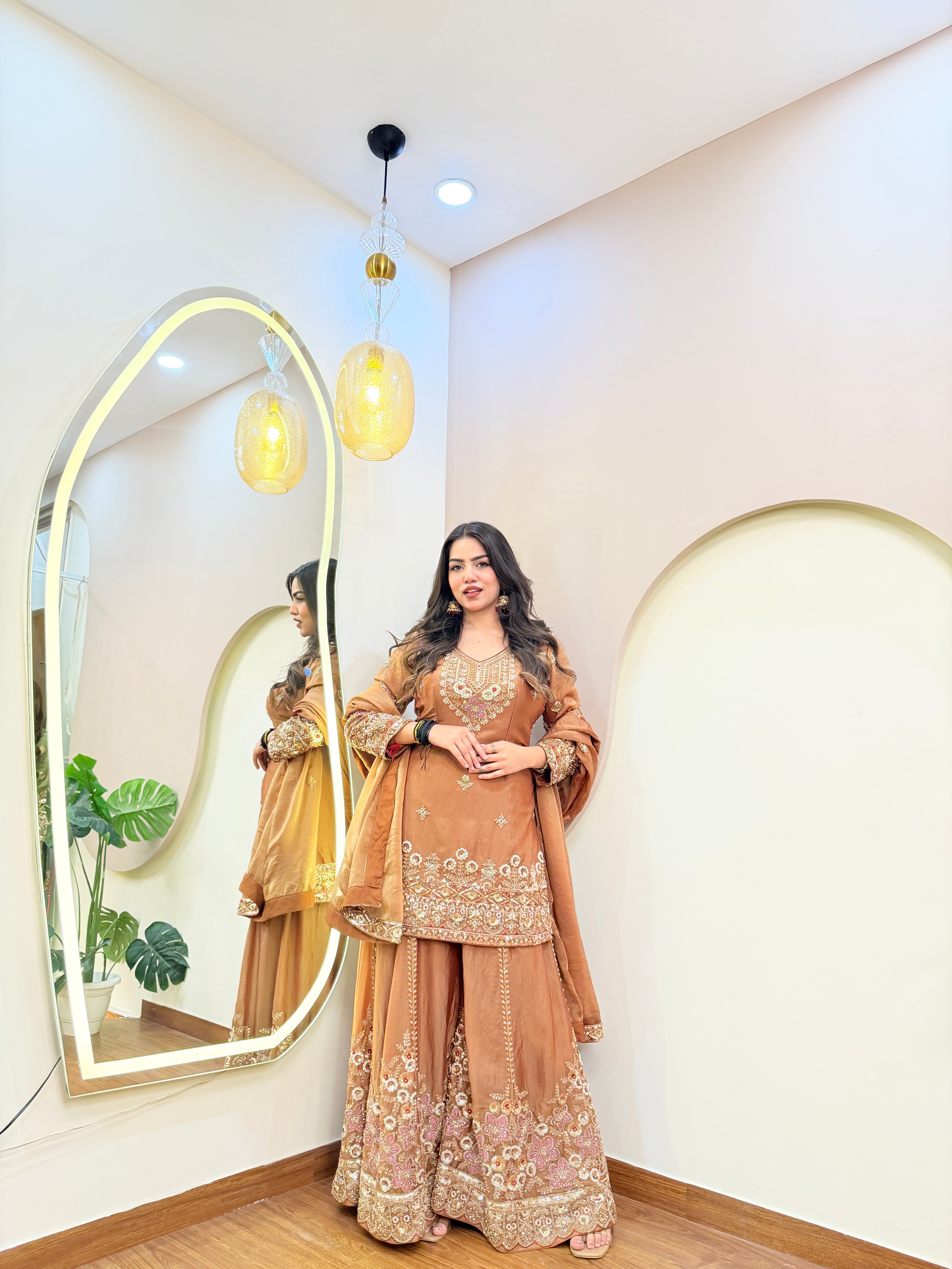 E228 3PC SHARARA SUIT
