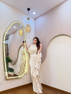 E99 INDO WESTERN DRAPE SAREE