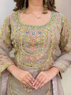 E306 3PC SHARARA SUIT