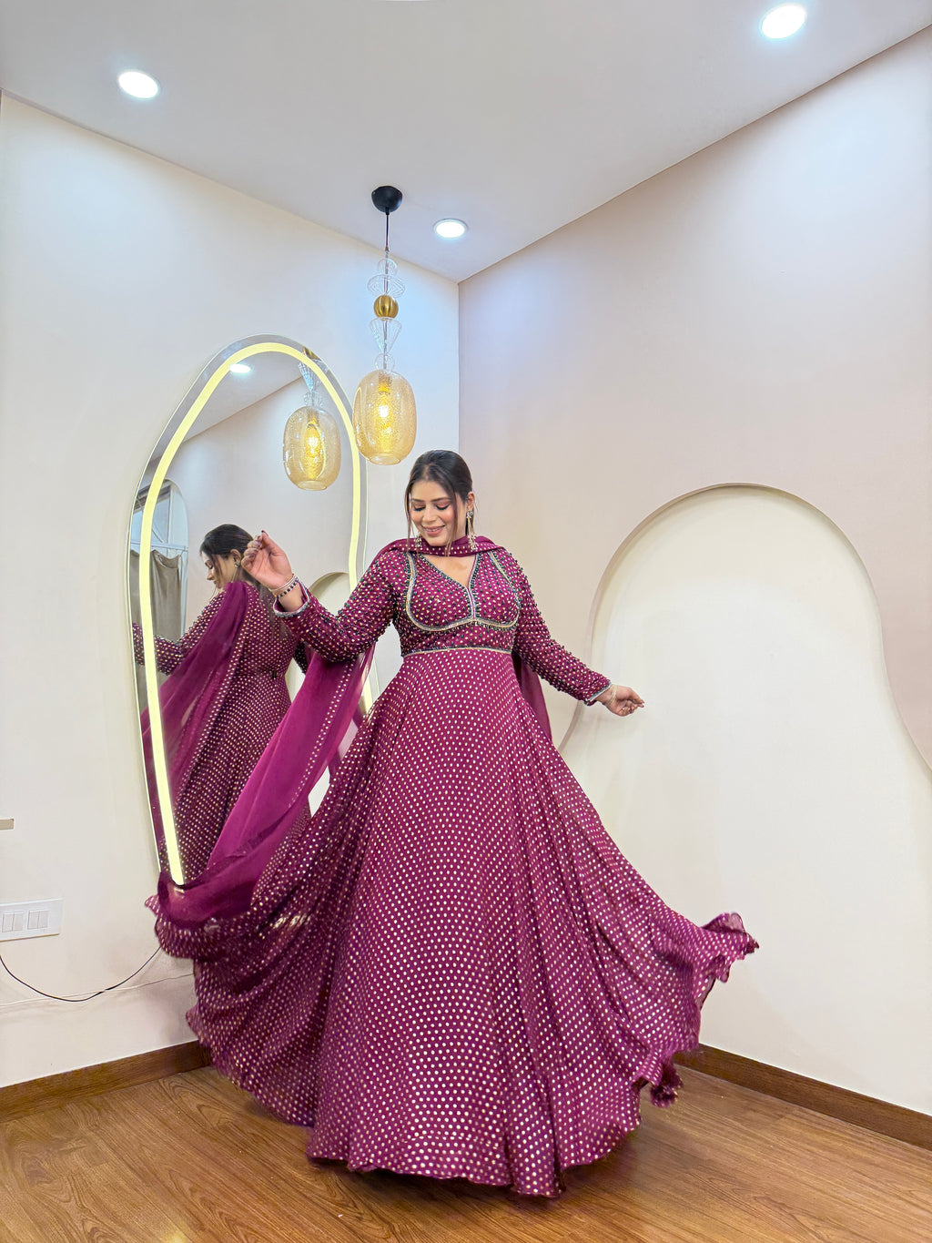 E315 3PC ANARKALI SUIT